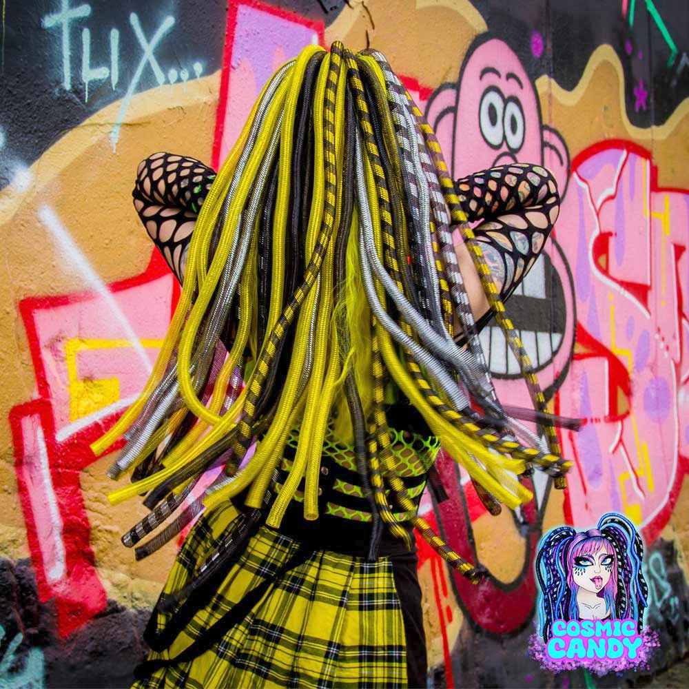 Cosmic Candy - Primairy Colours Cyberfalls Cyberlocks - Jaune/Noir